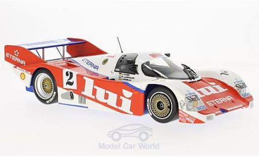 Porsche 962 1987 1/18 Minichamps C No.2 Brun Motorsport Lui 1000 Km Nürburgring 1987 J.Mass/O.Larrauri/J.Pareja diecast model cars