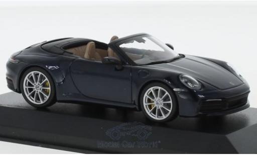 Diecast model cars Porsche 992 4S 1/43 Minichamps Carrera 4S metallic blue Porsche 992 4S 1/43 Minichamps Carrera 4S metallic blue diecast model cars