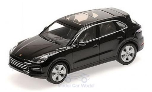 Porsche Cayenne 1/43 Minichamps metallic black 2017 diecast model cars