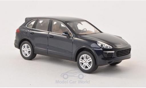 Porsche Cayenne S 1/43 Minichamps S (92A) metallic blue 2014 ohne Vitrine diecast model cars