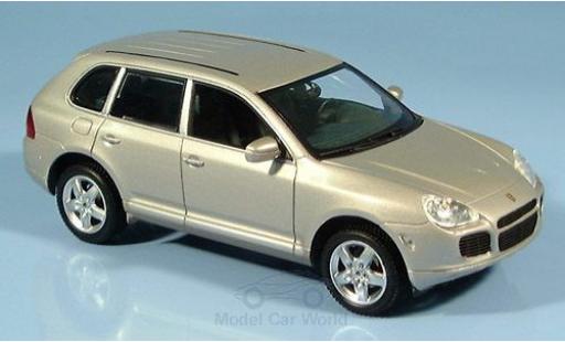 Porsche Cayenne Turbo 1/43 Minichamps Turbo metallic beige 2002 diecast model cars