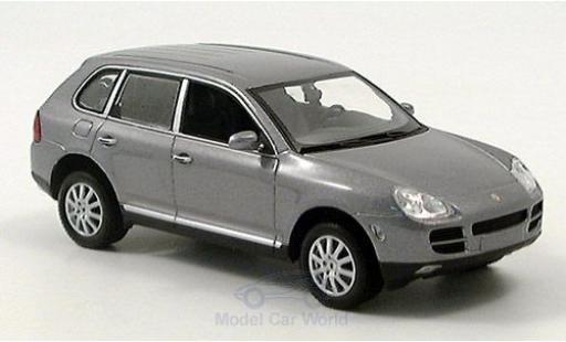 Porsche Cayenne 1/43 Minichamps V6 metallic grey 2003 diecast model cars