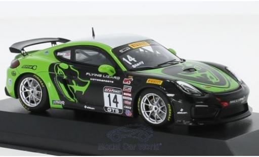 Porsche Cayman GT4 Clubsport 1/43 Minichamps GT4 Clubsport MR No.14 Flying Lizard Motorsports Pirelli World Challenge 2017 N.Stacy diecast model cars