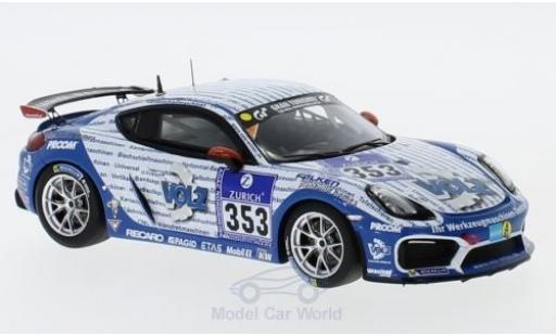 Porsche Cayman GT4 Clubsport 1/43 Minichamps GT4 Clubsport No.353 Mathol Racing e.V 24h Nürburgring 2016 M.Keilwerth/V.Wawer/R.Thomsen/W.Assmann diecast model cars