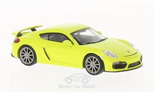 Diecast model cars Porsche Cayman GT4 1/87 Minichamps GT4 green 2016 Porsche Cayman GT4 1/87 Minichamps GT4 green 2016 diecast model cars