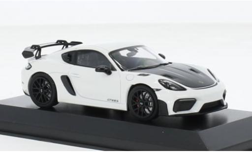 Diecast model cars Porsche Cayman GT4 1/43 Minichamps RS metallise weiss 2021 1:43 Porsche Cayman GT4 1/43 Minichamps RS metallise weiss 2021 1:43 diecast model cars
