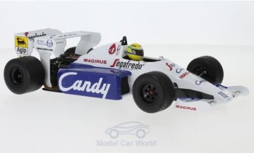 Diecast model cars Toleman HART 1/18 Minichamps Hart TG184 No.19 Candy Formel 1 GP Monaco 1984 A.Senna Toleman HART 1/18 Minichamps Hart TG184 No.19 Candy Formel 1 GP Monaco 1984 A.Senna diecast model cars