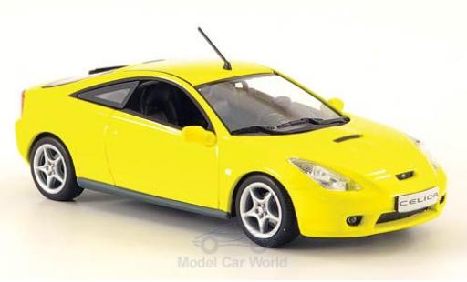 Toyota Celica 1/43 Minichamps (T23) yellow 2000 diecast model cars