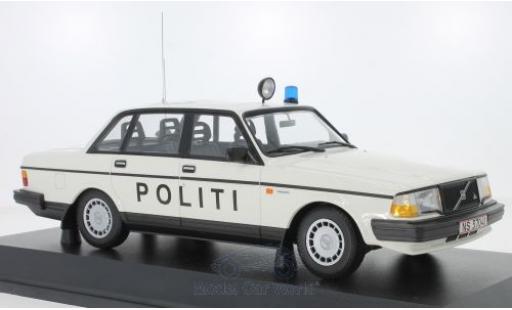 Diecast model cars Volvo 240 1/18 Minichamps GL Politi Danmark 1986 Volvo 240 1/18 Minichamps GL Politi Danmark 1986 diecast model cars