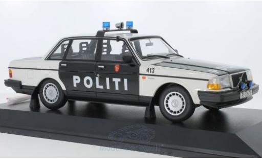 Diecast model cars Volvo 240 1/18 Minichamps GL Politi Norway 1986 Volvo 240 1/18 Minichamps GL Politi Norway 1986 diecast model cars