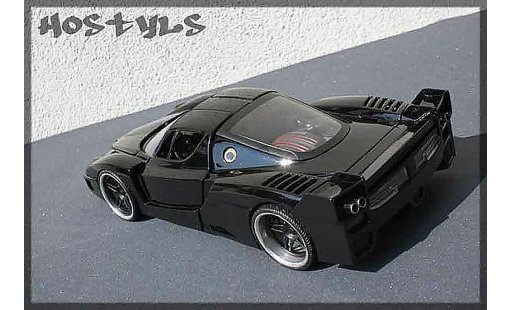 Ferrari Enzo FXX 1/18 Hot Wheels street racing black diecast model cars