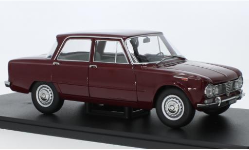 Alfa Romeo Giulia 1/18 Mitica 1.6 Ti red foncé 1962 diecast model cars