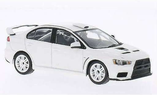 Mitsubishi Lancer Evolution X 1/43 IXO Evo 2011 Rally Spec white 2011 diecast model cars