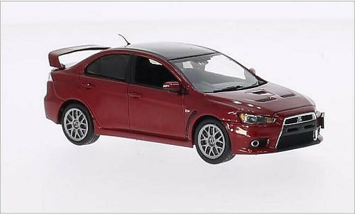 Mitsubishi Lancer Evolution X 1/43 Vitesse Evo Final Edition metallic red/black RHD diecast model cars