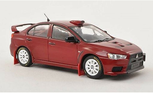 Mitsubishi Lancer Evolution X 1/43 IXO Evo Gr.N WRC Rally Edition red Plain Body Version 2007 diecast model cars