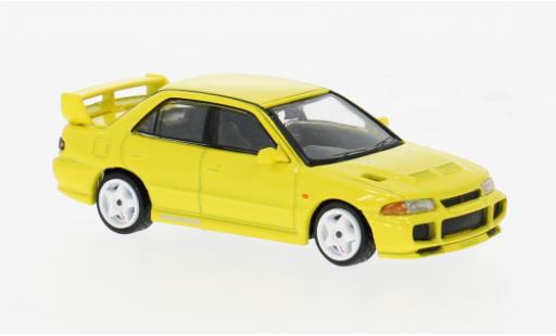 Mitsubishi Lancer 1/64 Tarmac Works GSR Evo gelb 1:64 diecast model cars