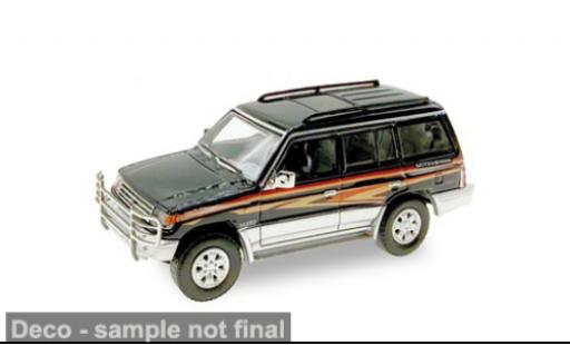 Mitsubishi Pajero 1/87 Micro City 87 schwarz/Dekor 1:87 diecast model cars