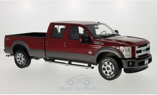 Ford F-350 1/18 Model 777 King Ranch red 2016 diecast model cars