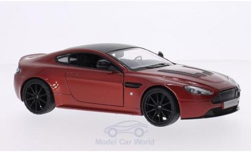 Aston Martin V12 Vantage 1/24 Motormax Vantage S metallic red/black diecast model cars