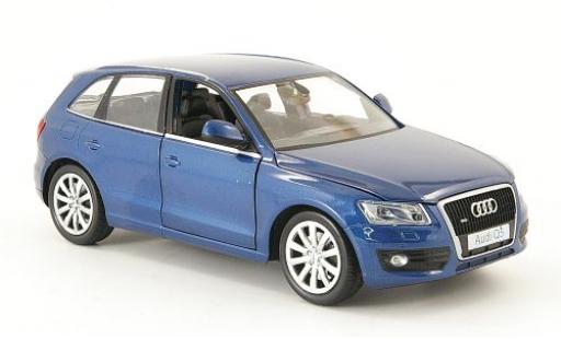 Audi Q5 1/24 Motormax metallic blue diecast model cars