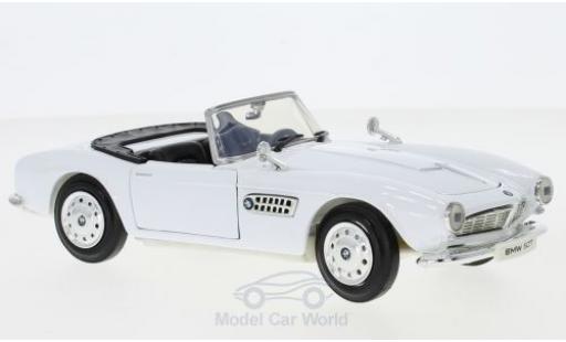 Bmw 507 1/24 Motormax white diecast model cars