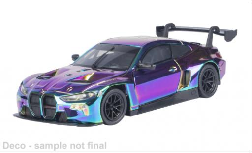 Bmw M4 1/24 Motormax GT3 violett/blau 1:24 diecast model cars
