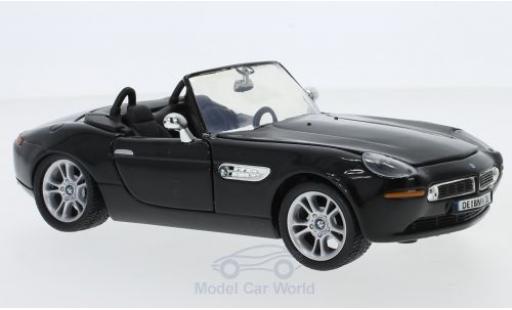 Bmw Z8 1/24 Motormax black diecast model cars