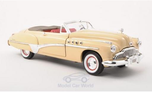 Diecast model cars Buick Roadmaster 1/18 Motormax Convertible beige 1949 Buick Roadmaster 1/18 Motormax Convertible beige 1949 diecast model cars