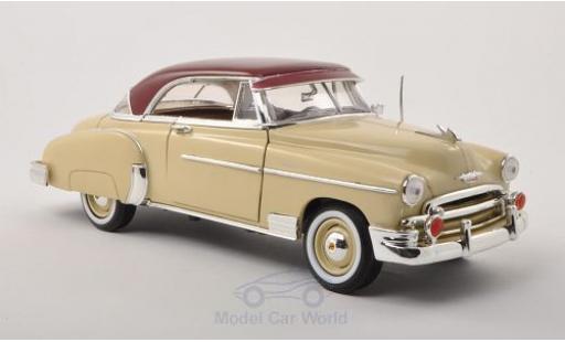 Diecast model cars Chevrolet Bel Air 1/18 Motormax beige/red 1950 Chevrolet Bel Air 1/18 Motormax beige/red 1950 diecast model cars