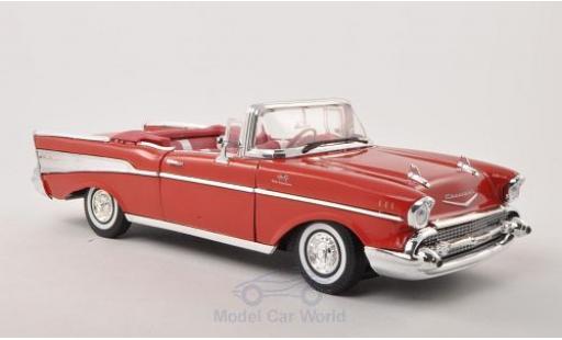 Diecast model cars Chevrolet Bel Air 1957 1/18 Motormax Convertible red 1957 Chevrolet Bel Air 1957 1/18 Motormax Convertible red 1957 diecast model cars