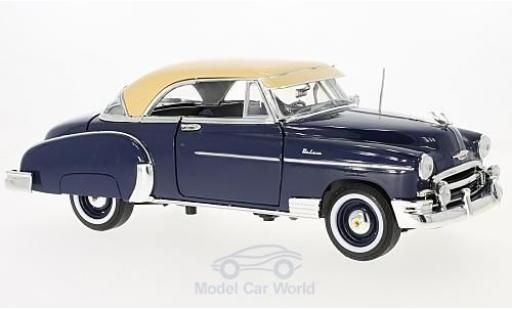 Diecast model cars Chevrolet Bel Air 1/18 Motormax blue/beige 1950 Chevrolet Bel Air 1/18 Motormax blue/beige 1950 diecast model cars