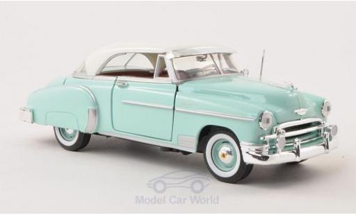 Chevrolet Bel Air 1/24 Motormax Hardtop türkis/white 1950 diecast model cars