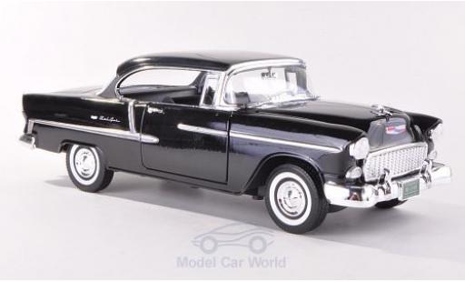 Diecast model cars Chevrolet Bel Air 1/18 Motormax Hardtop black 1955 Chevrolet Bel Air 1/18 Motormax Hardtop black 1955 diecast model cars