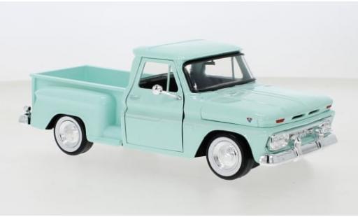 Chevrolet C-10 1/24 Motormax Pick Up Fleetside grün 1966 1:24 diecast model cars
