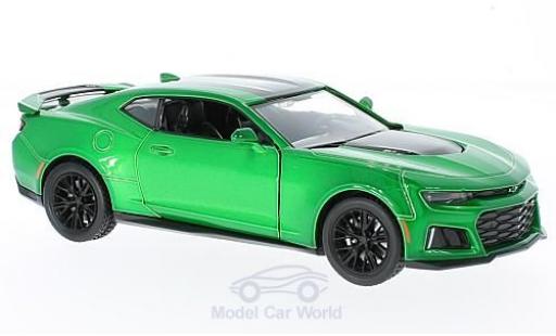 Chevrolet Camaro ZL1 1/24 Motormax ZL1 metallic green 2017 diecast model cars