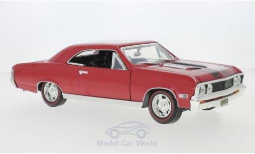 Diecast model cars Chevrolet Chevelle 1/18 Motormax SS 396 red/black 1967 Chevrolet Chevelle 1/18 Motormax SS 396 red/black 1967 diecast model cars