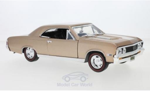 Diecast model cars Chevrolet Chevelle 1/18 Motormax SS 396 metallic brown 1967 Chevrolet Chevelle 1/18 Motormax SS 396 metallic brown 1967 diecast model cars