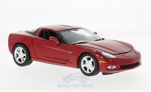 Diecast model cars Chevrolet Corvette 1/24 Motormax (C6) red 2005 ohne Vitrine Chevrolet Corvette 1/24 Motormax (C6) red 2005 ohne Vitrine diecast model cars