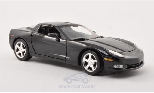 Diecast model cars Chevrolet Corvette C6 1/24 Motormax (C6) black 2005 Chevrolet Corvette C6 1/24 Motormax (C6) black 2005 diecast model cars