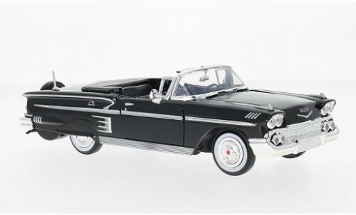 Diecast model cars Chevrolet Impala 1/18 Motormax Convertible black 1958 Chevrolet Impala 1/18 Motormax Convertible black 1958 diecast model cars