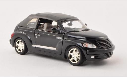 Chrysler PT Cruiser 1/24 Motormax Convertible black sans Vitrine diecast model cars
