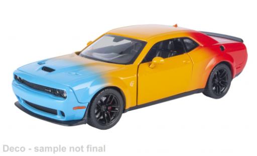 Diecast model cars Dodge Challenger 1/24 Motormax Hellcat SRT gelb/Dekor 2018 1:24 Dodge Challenger 1/24 Motormax Hellcat SRT gelb/Dekor 2018 1:24 diecast model cars