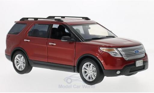 Diecast model cars Ford Explorer 1/18 Motormax XLT red 2015 Ford Explorer 1/18 Motormax XLT red 2015 diecast model cars