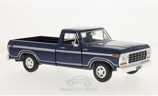 Diecast model cars Ford F-1 1/24 Motormax 50 Custom blue 1979 Ford F-1 1/24 Motormax 50 Custom blue 1979 diecast model cars
