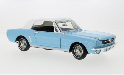 Diecast model cars Ford Mustang 1/18 Motormax Cabriolet blau/weiss 1964 1:18 Ford Mustang 1/18 Motormax Cabriolet blau/weiss 1964 1:18 diecast model cars