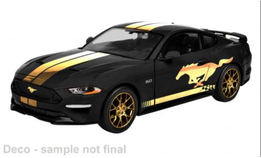 Diecast model cars Ford Mustang 1/24 Motormax GT schwarz/gold 2018 1:24 Ford Mustang 1/24 Motormax GT schwarz/gold 2018 1:24 diecast model cars