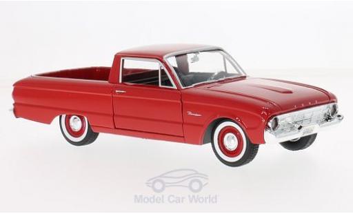 Ford Ranchero 1/24 Motormax red 1960 diecast model cars