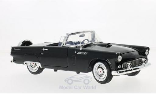 Diecast model cars Ford Thunderbird 1956 1/18 Motormax Convertible black 1956 Ford Thunderbird 1956 1/18 Motormax Convertible black 1956 diecast model cars