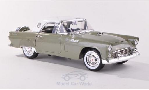 Diecast model cars Ford Thunderbird 1956 1/18 Motormax Hardtop metallic green/white 1956 Ford Thunderbird 1956 1/18 Motormax Hardtop metallic green/white 1956 diecast model cars