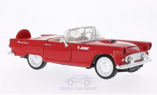 Ford Thunderbird 1/24 Motormax red 1956 diecast model cars